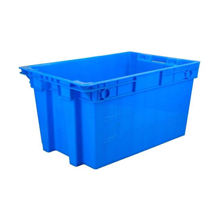 Heavy Duty Stackable Nestable Plastic Storage Crate